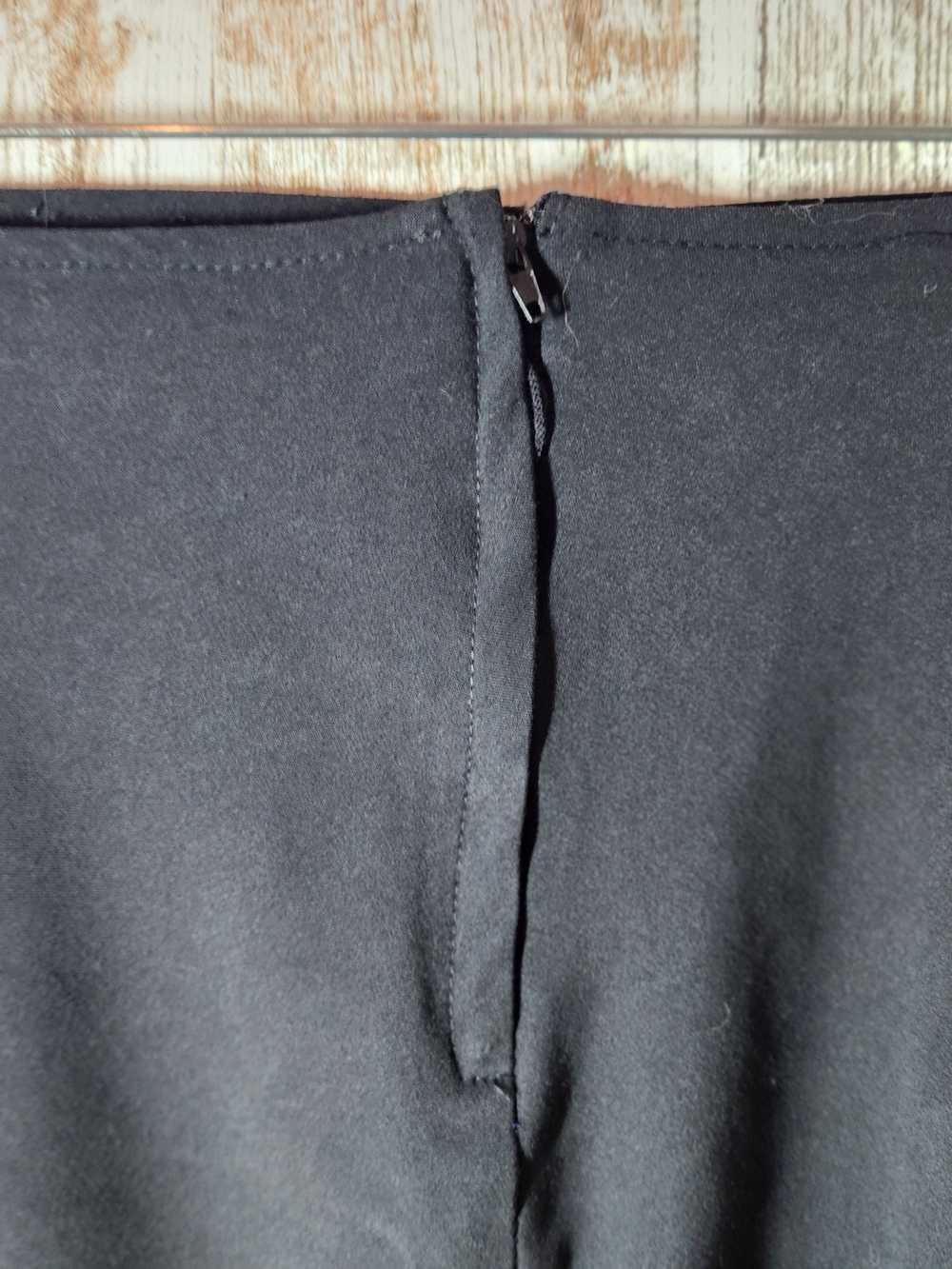 Charlotte Russe Black Midi Flared Panel Skirt Size 11/12 - Picture 5 of 7